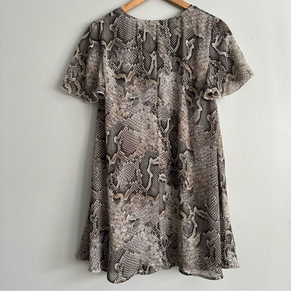 Show Me Your MuMu Dress Womens Small Snakeskin Print - Picture 3 of 6